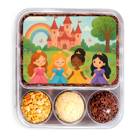 Embalagem Bolo Docinhos Personalizada Princesas Encantadas