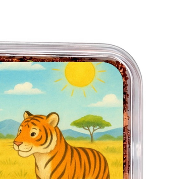 Embalagem Bolo Docinhos Personalizada Tigres - Imagem 3