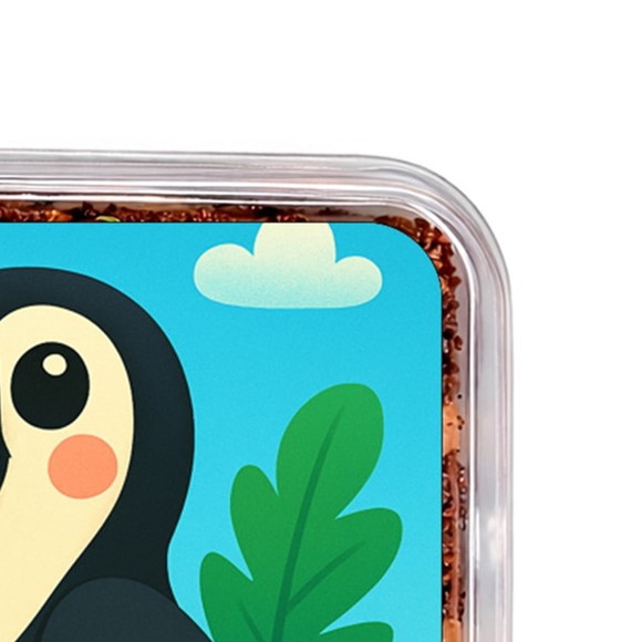 Embalagem Bolo Docinhos Personalizada Tucano - Imagem 3