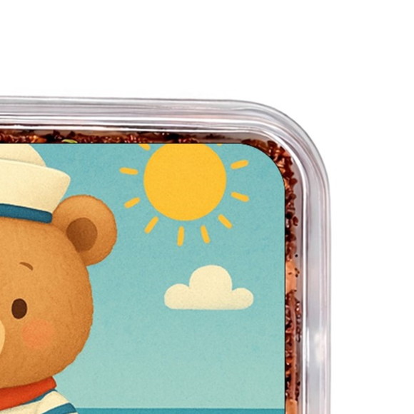 Embalagem Bolo Docinhos Personalizada Ursinho Marinheiro - Imagem 3