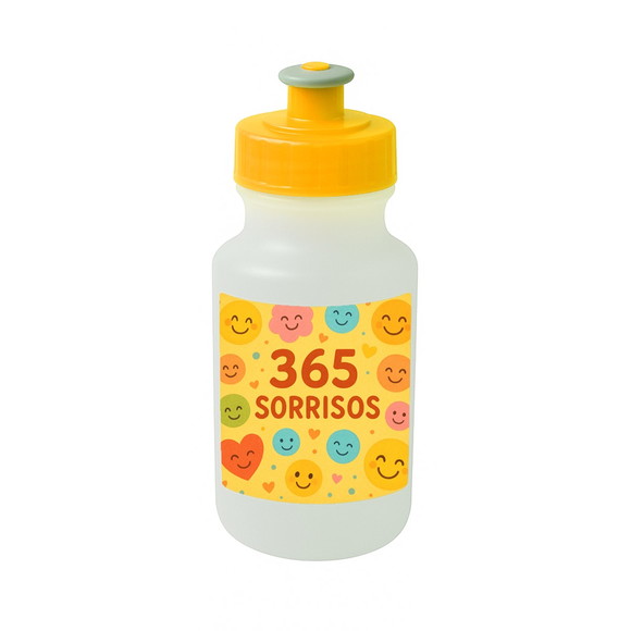Garrafinha Squeeze Personalizada 365 Sorrisos