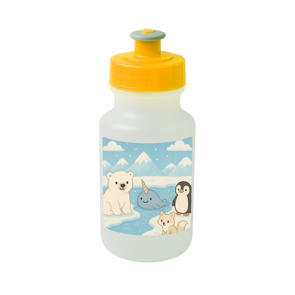 Garrafinha Squeeze Personalizada Animais do Ártico