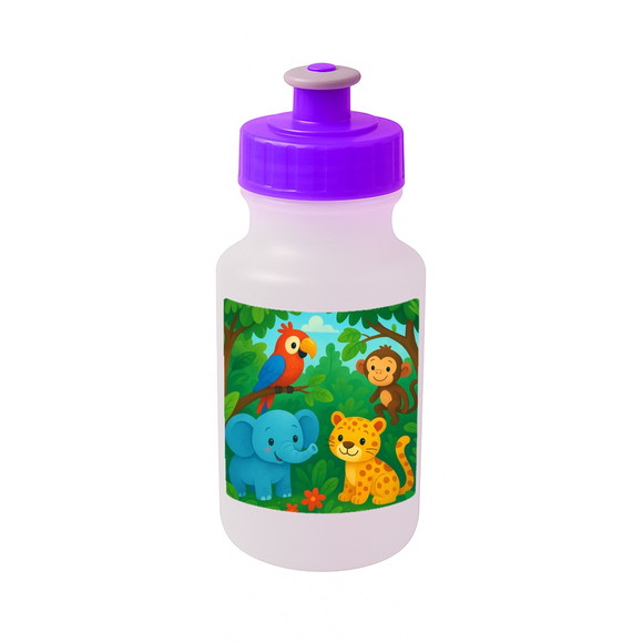 Garrafinha Squeeze Personalizada Animais Tropicais - Imagem 5
