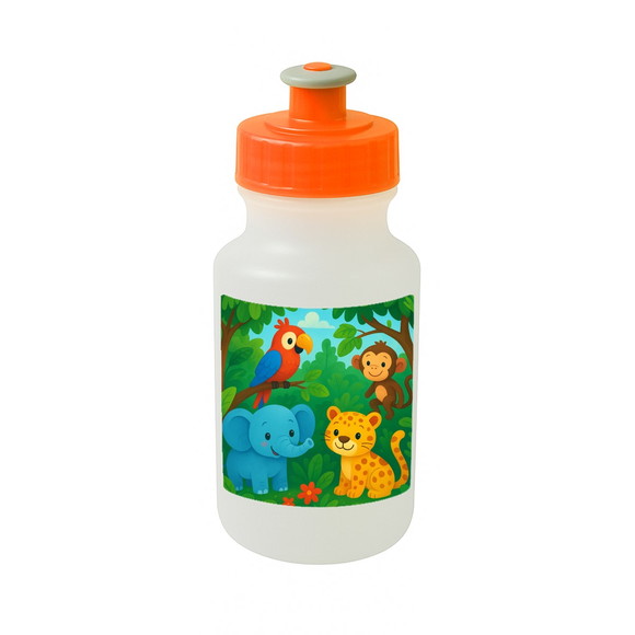 Garrafinha Squeeze Personalizada Animais Tropicais - Imagem 4