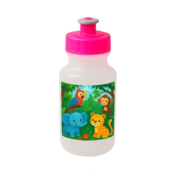 Garrafinha Squeeze Personalizada Animais Tropicais - Imagem 3