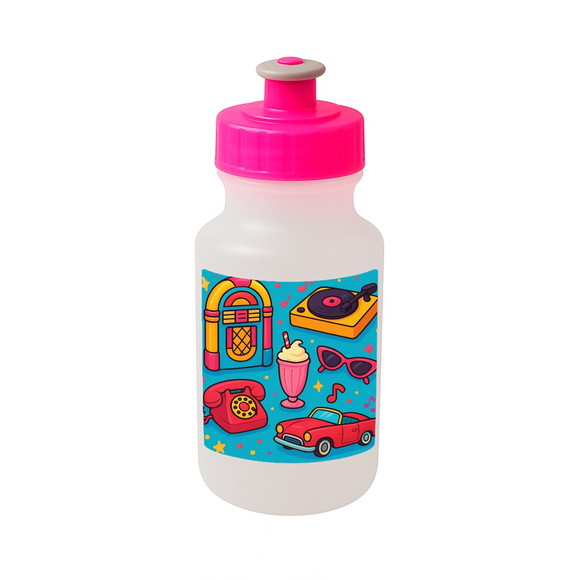 Garrafinha Squeeze Personalizada Anos 50 - Imagem 3