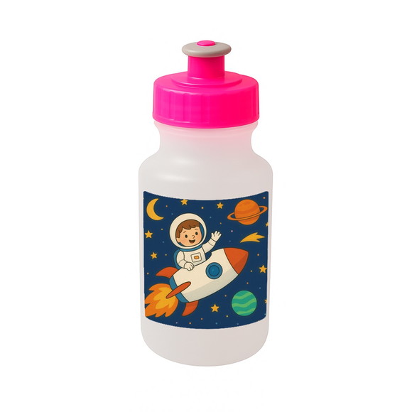 Garrafinha Squeeze Personalizada Aventura Espacial - Imagem 3