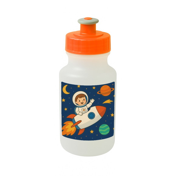 Garrafinha Squeeze Personalizada Aventura Espacial - Imagem 4