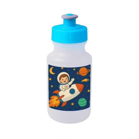 Garrafinha Squeeze Personalizada Aventura Espacial - Imagem 2