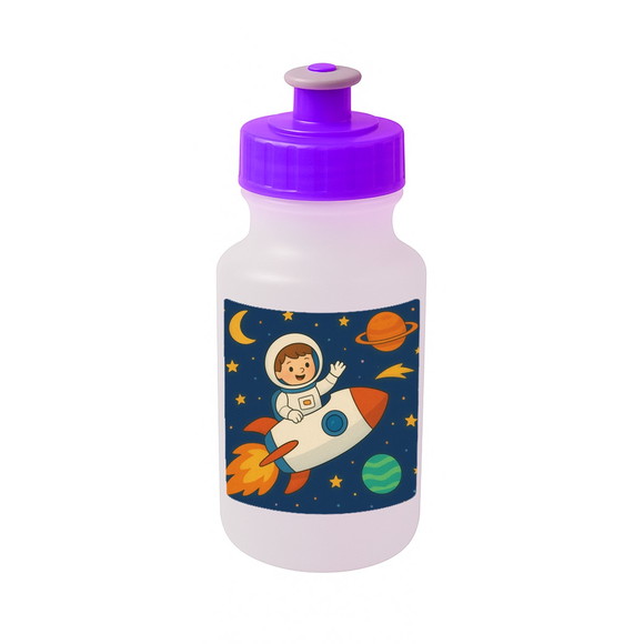 Garrafinha Squeeze Personalizada Aventura Espacial - Imagem 5