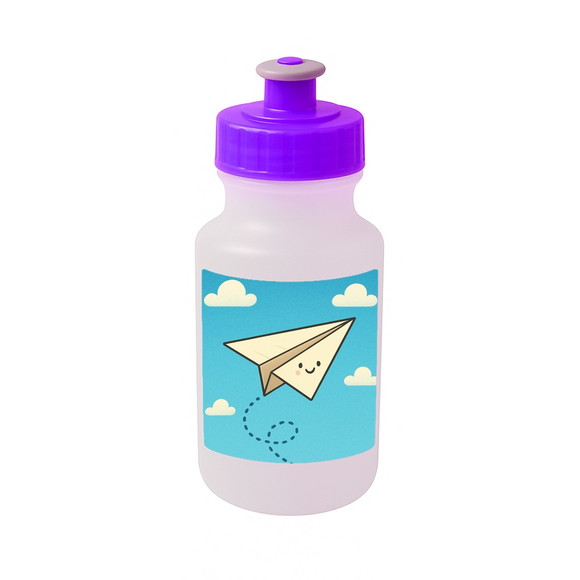 Garrafinha Squeeze Personalizada Aviãozinho de Papel - Imagem 5