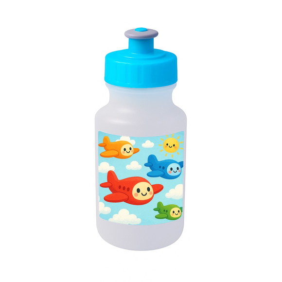 Garrafinha Squeeze Personalizada Aviões - Imagem 2