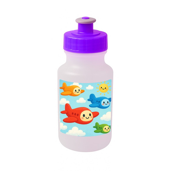 Garrafinha Squeeze Personalizada Aviões - Imagem 5