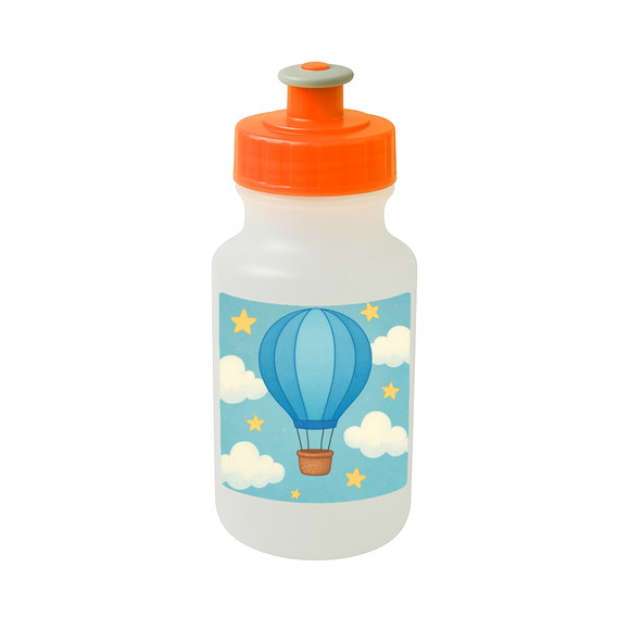 Garrafinha Squeeze Personalizada Balão de Ar Azul - Imagem 4