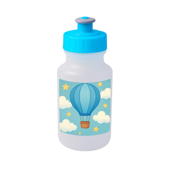 Garrafinha Squeeze Personalizada Balão de Ar Azul - Imagem 2