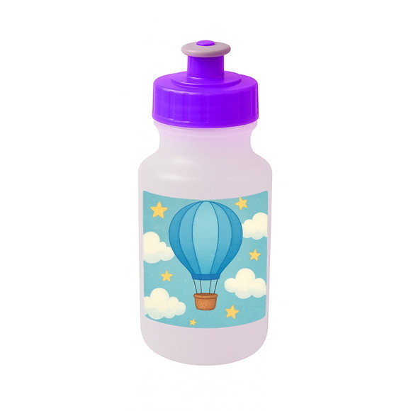 Garrafinha Squeeze Personalizada Balão de Ar Azul - Imagem 5