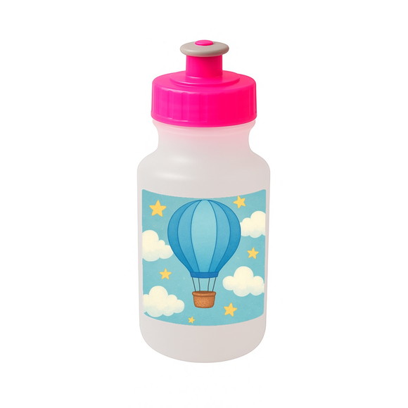 Garrafinha Squeeze Personalizada Balão de Ar Azul - Imagem 3