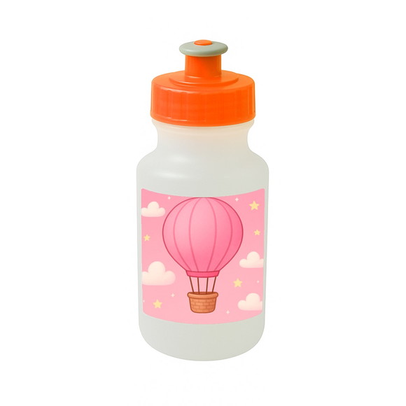 Garrafinha Squeeze Personalizada Balão de Ar Rosa - Imagem 4
