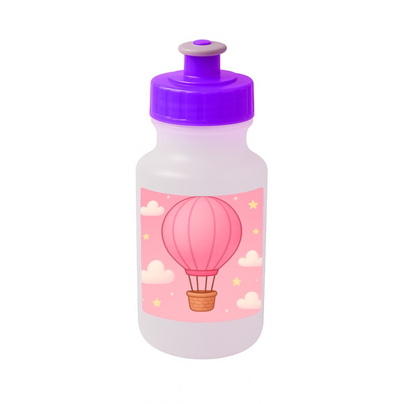 Garrafinha Squeeze Personalizada Balão de Ar Rosa - Imagem 5