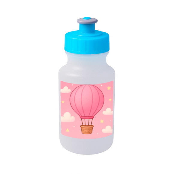 Garrafinha Squeeze Personalizada Balão de Ar Rosa - Imagem 2