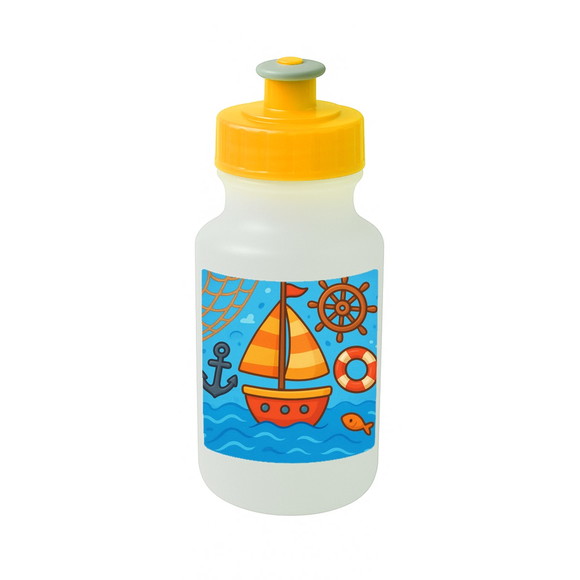 Garrafinha Squeeze Personalizada Barquinho