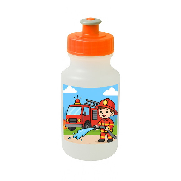 Garrafinha Squeeze Personalizada Bombeiros - Imagem 4