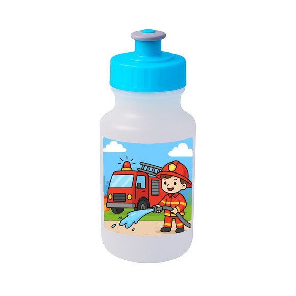 Garrafinha Squeeze Personalizada Bombeiros - Imagem 2