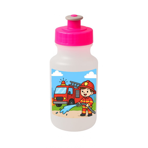 Garrafinha Squeeze Personalizada Bombeiros - Imagem 3