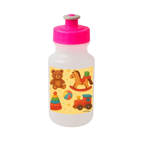 Garrafinha Squeeze Personalizada Brinquedos Clássicos - Imagem 3