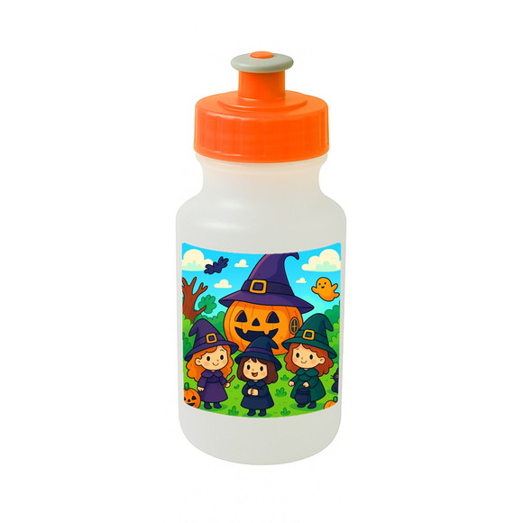 Garrafinha Squeeze Personalizada Bruxinhas Fofas - Imagem 3