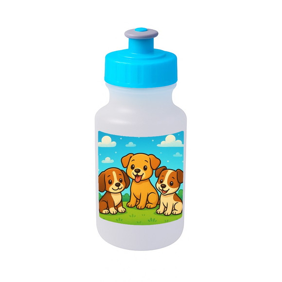 Garrafinha Squeeze Personalizada Cachorrinhos - Imagem 2