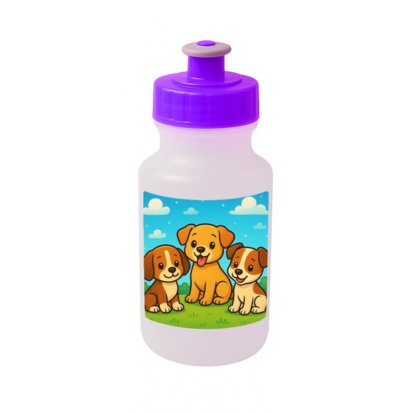 Garrafinha Squeeze Personalizada Cachorrinhos - Imagem 5