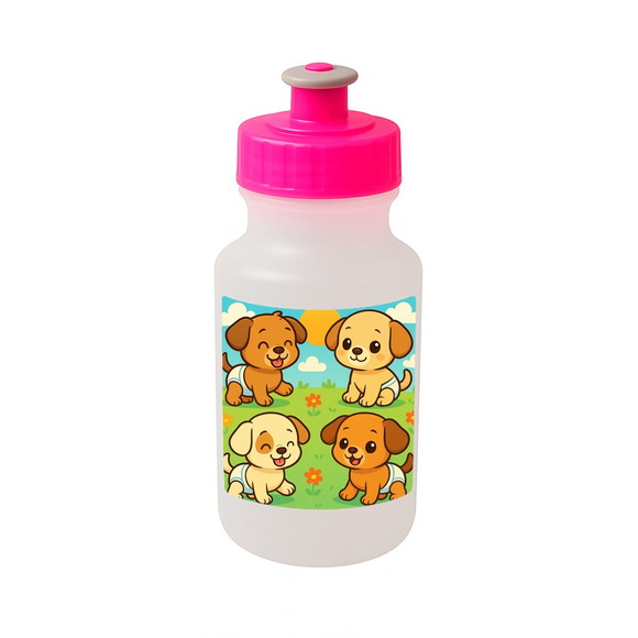 Garrafinha Squeeze Personalizada Cachorrinhos Baby - Imagem 3