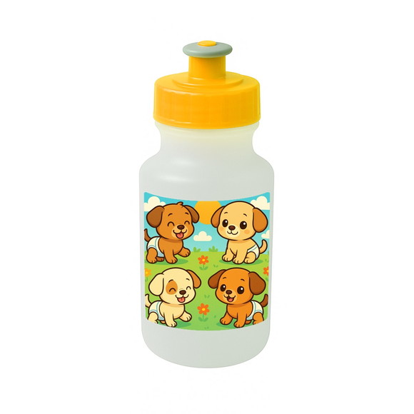 Garrafinha Squeeze Personalizada Cachorrinhos Baby