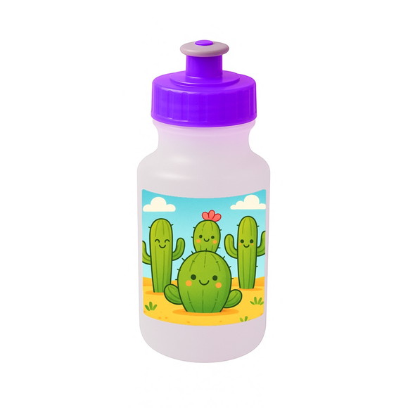 Garrafinha Squeeze Personalizada Cactos Fofos - Imagem 5