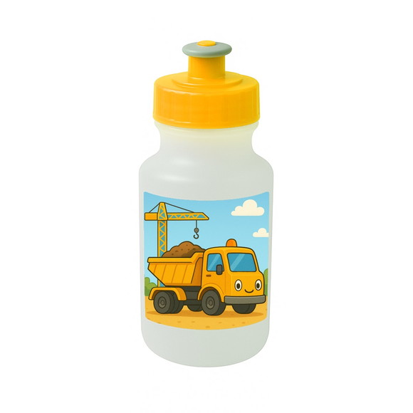 Garrafinha Squeeze Personalizada Caminhão Caçamba