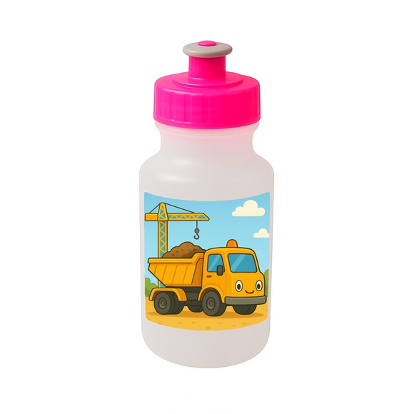 Garrafinha Squeeze Personalizada Caminhão Caçamba - Imagem 3