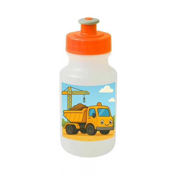 Garrafinha Squeeze Personalizada Caminhão Caçamba - Imagem 4