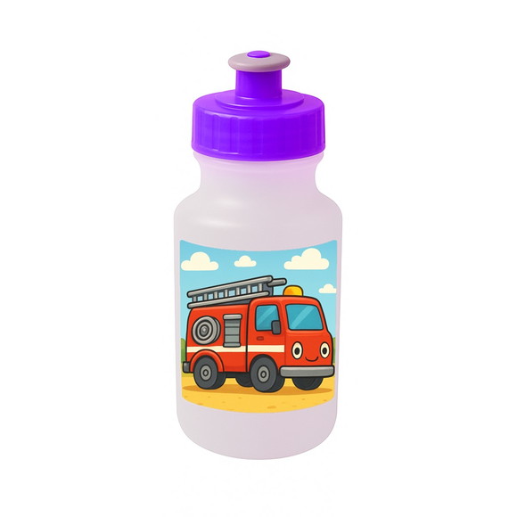 Garrafinha Squeeze Personalizada Caminhão de Bombeiro - Imagem 5