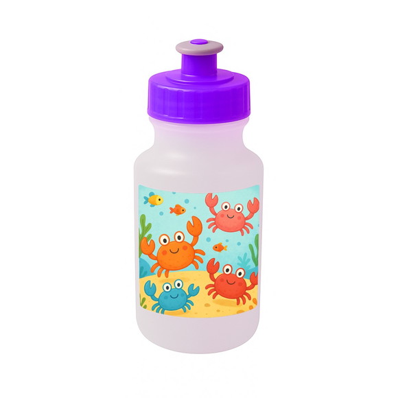 Garrafinha Squeeze Personalizada Caranguejinhos - Imagem 5