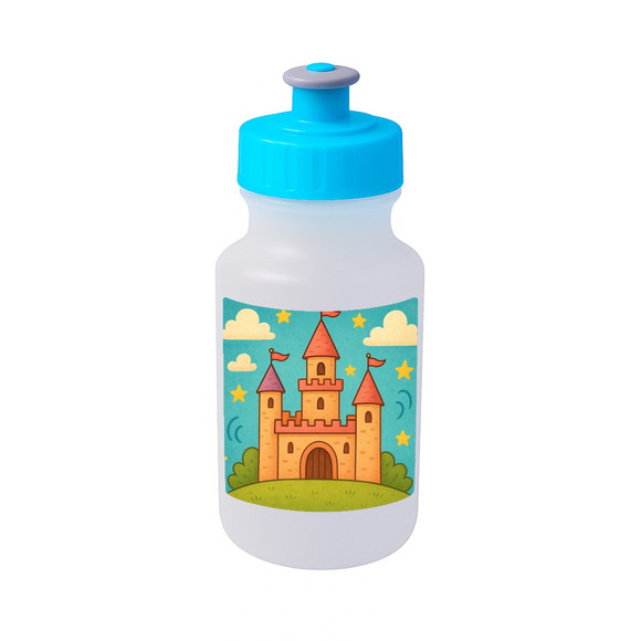 Garrafinha Squeeze Personalizada Castelo Encantado - Imagem 2