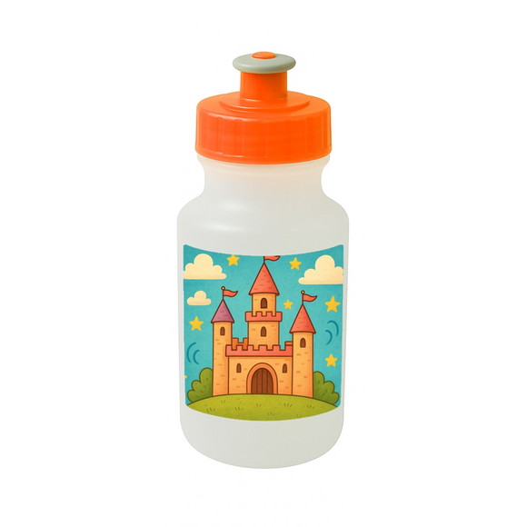 Garrafinha Squeeze Personalizada Castelo Encantado - Imagem 4