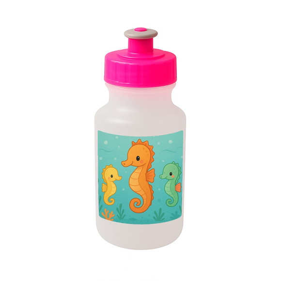 Garrafinha Squeeze Personalizada Cavalos Marinhos - Imagem 3