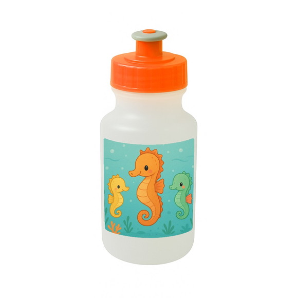 Garrafinha Squeeze Personalizada Cavalos Marinhos - Imagem 4