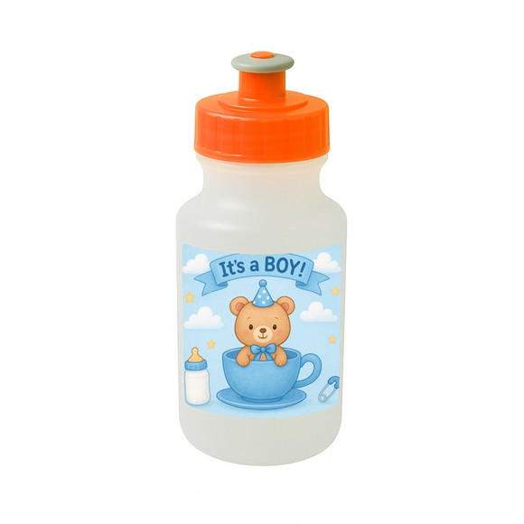 Garrafinha Squeeze Personalizada Chá de Bebê Menino - Imagem 4
