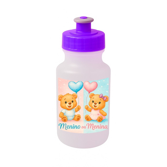 Garrafinha Squeeze Personalizada Chá de Revelação - Imagem 5