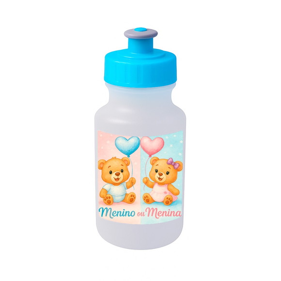 Garrafinha Squeeze Personalizada Chá de Revelação - Imagem 2