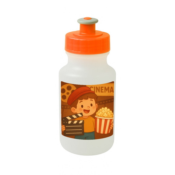 Garrafinha Squeeze Personalizada Cinema Antigo - Imagem 4
