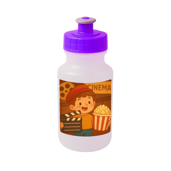 Garrafinha Squeeze Personalizada Cinema Antigo - Imagem 5