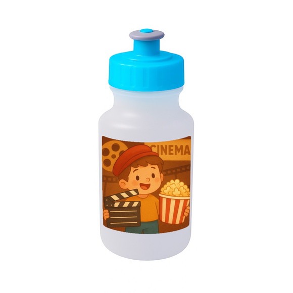 Garrafinha Squeeze Personalizada Cinema Antigo - Imagem 2